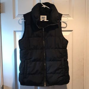 Old navy puffer fleece vest